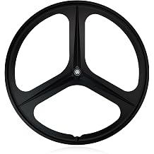 700C Fixed Gear Bike Wheelset Mag Wheel V Brake Front Rear 100/120MM Rim 3 Spokes 27 Mm Width