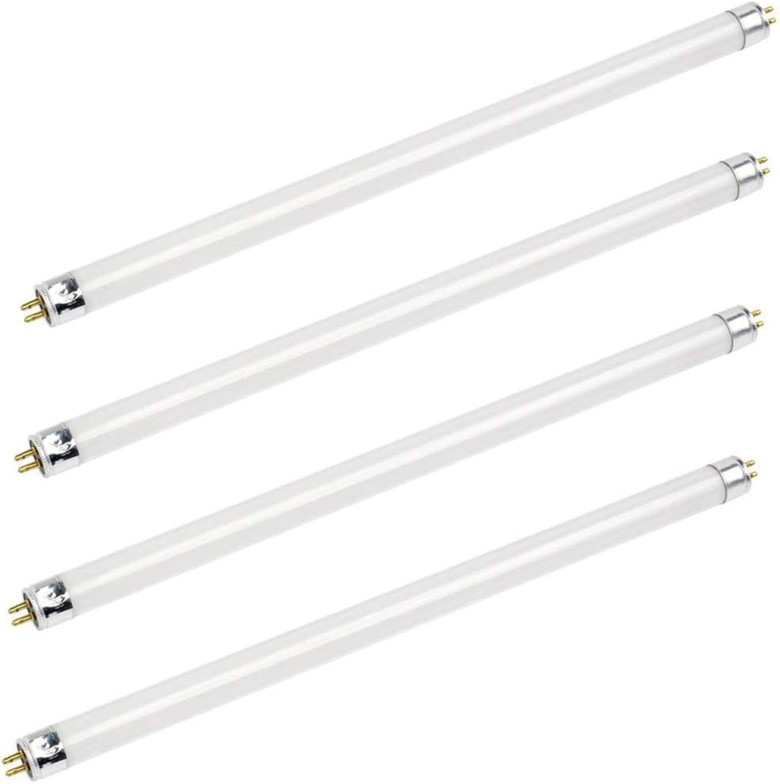 TBE LIGHTING T5 14w Fluorescent Tube Lamps 549mm - CFL Bulbs - G5 2-Pin Base Fittings - T5 High Efficiency Lamps, Cool White 4000-4500K (4-Pack)