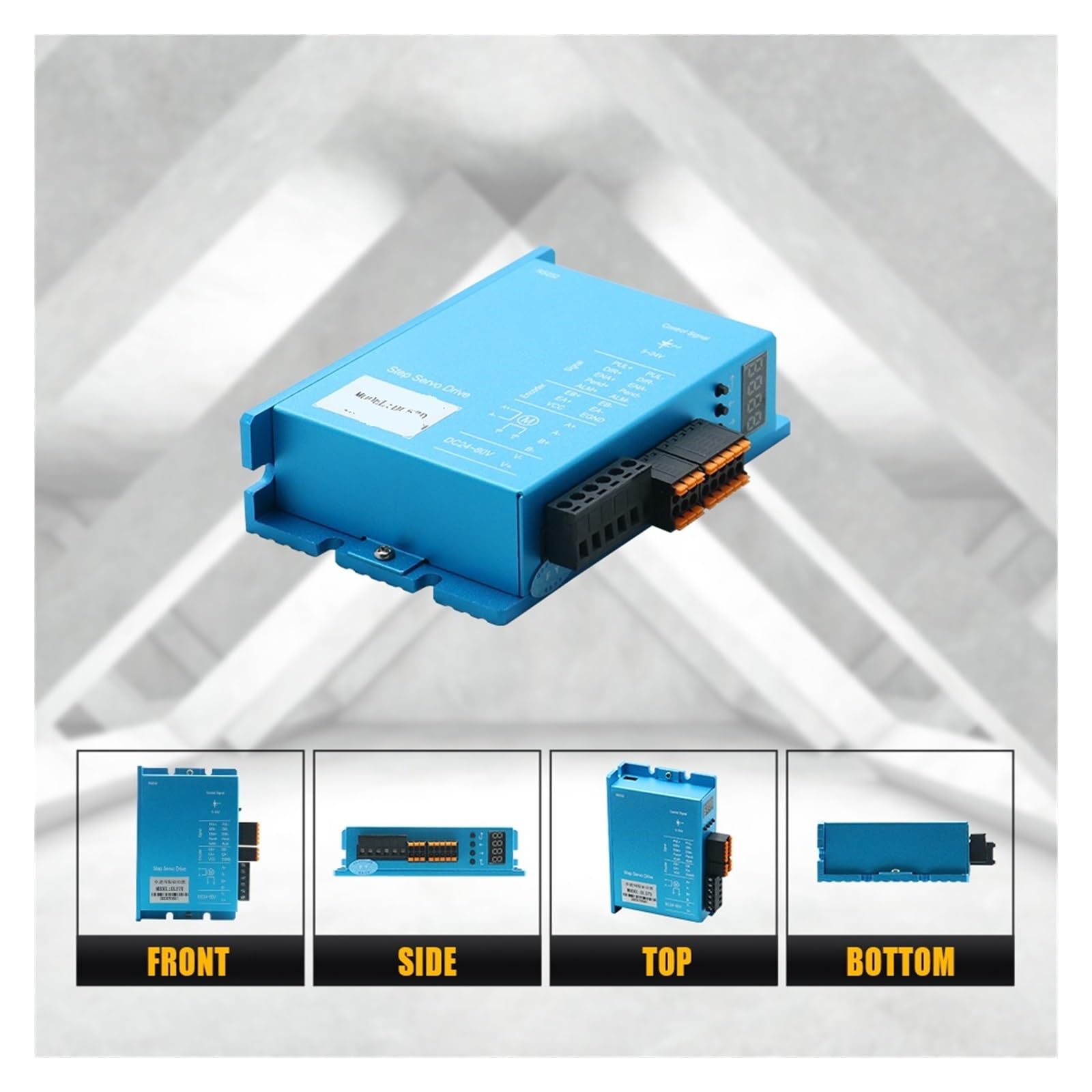 Unidad de motor paso a paso digital, codificador DL57D DC 24-80 V 1000 líneas 4A for servoaccionamiento paso a paso de circuito cerrado nema 23