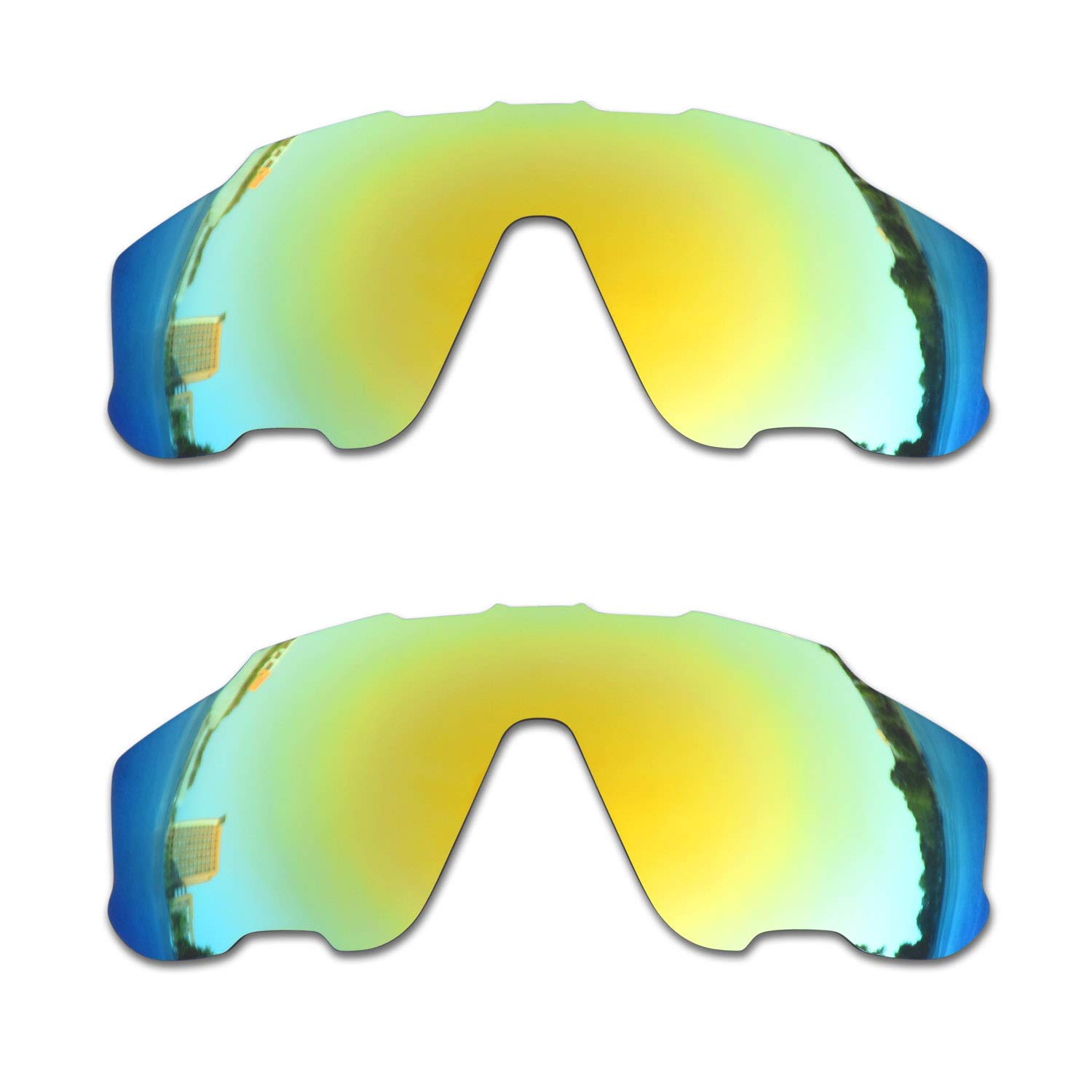 Pour Oakley Jawbreaker Des lunettes de soleil 2 Paires Verres de remplacement polarisés