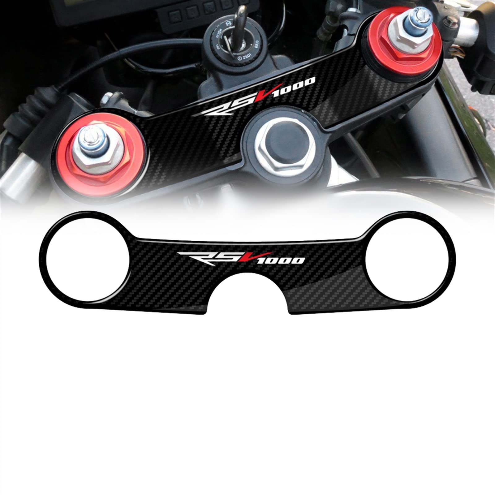 Pad carbone Aprilia RSV1000 pour protéger votre moto en balade