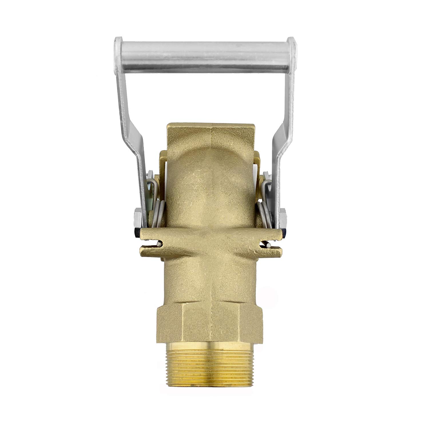 BISupply 2 Inch Drum Valve - Brass Gate Valve Drum Bung Valve Barrel Valve 2 Inch Bung Valve for 2000 SSU Viscous Liquid: Industrial & Scientific