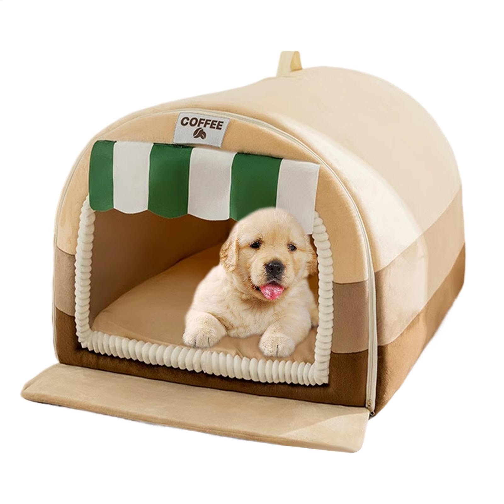 Cama De Perro, Cama De Interior para Perros, Cama Lavable para Mascotas, Cama De Tienda De Descanso Caliente De Invierno para Gatos De Mascota, De Dormir Desmontable para Gatos, Chie | Cama De Tienda De Descanso Caliente De Invierno para Gatos De Mascota,