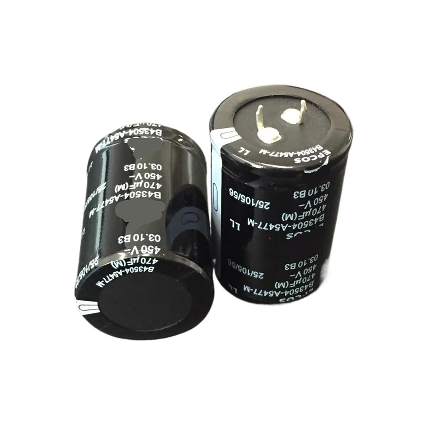 ICXLPMC 2pcs 470uF 450V B43504 Series 35x50mm 450V470uF Low Long Life PSU Aluminum Electrolytic capacitor