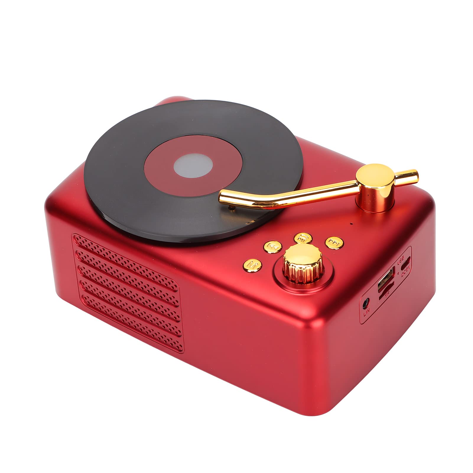 Amazon.com: Retro Bluetooth Speaker, Portable Wireless Outdoor Speaker,  Retro Vinyl Record Player Design Loud Stereo Sound Speaker Home, USB TF Card  AUX FM Radio for Bedrooms Party Outdoor : Electronics