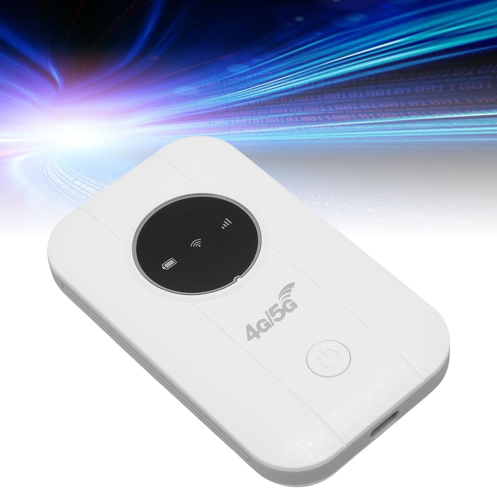 Alomejor Hotspot WiFi Portable 4G Internet Haut Débit 300 Mbps pour Les Voyageurs avec Une Longue Durée de Vie de la Batterie pour Les Entreprises, Le Camping et Les Véhicules Récréatifs -