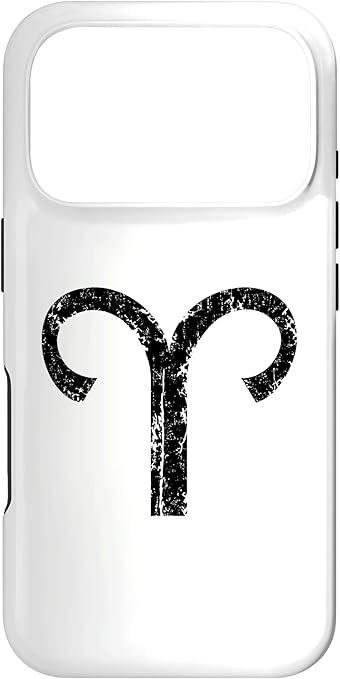 Zodiac Sign Aries (Vintage Black) Aries Case for iPhone 17 Pro