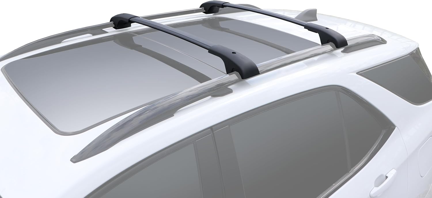 BrightLines Customized Crossbars Roof Racks Compatible with 2022 2023 2024 2025 2026 Kia Sportage with Raised Roof Side Rails for Kayak Luggage ski Bike Carrier