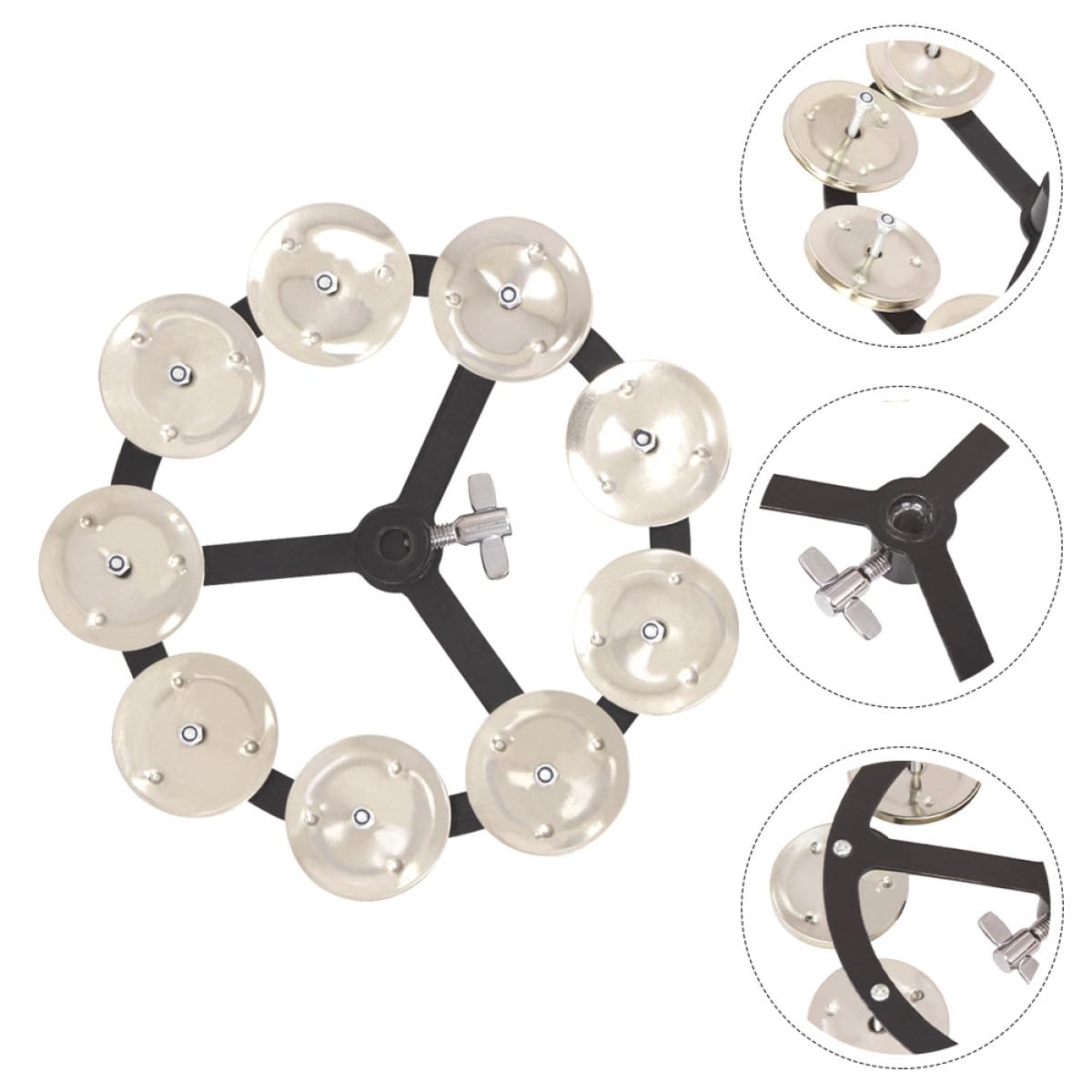 Cloche de Cymbale pour Batterie en Cuivre – Accessoire pour Cymbale de Batterie Compatible Hi-Hat Son Clair et Précis Utilisation en Studio Scène