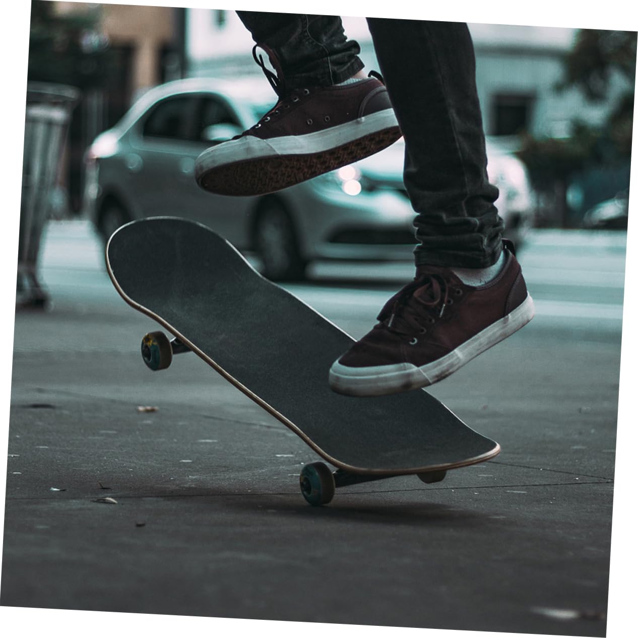 Vaguelly 5stücke Teiliges Grip Tape Für Skateboards Rutschfeste -sandpapier Aufkleber Geeignet Für Skateboards Und Scooter Hohe Viskosität Einfache Anwendung Und Langlebig