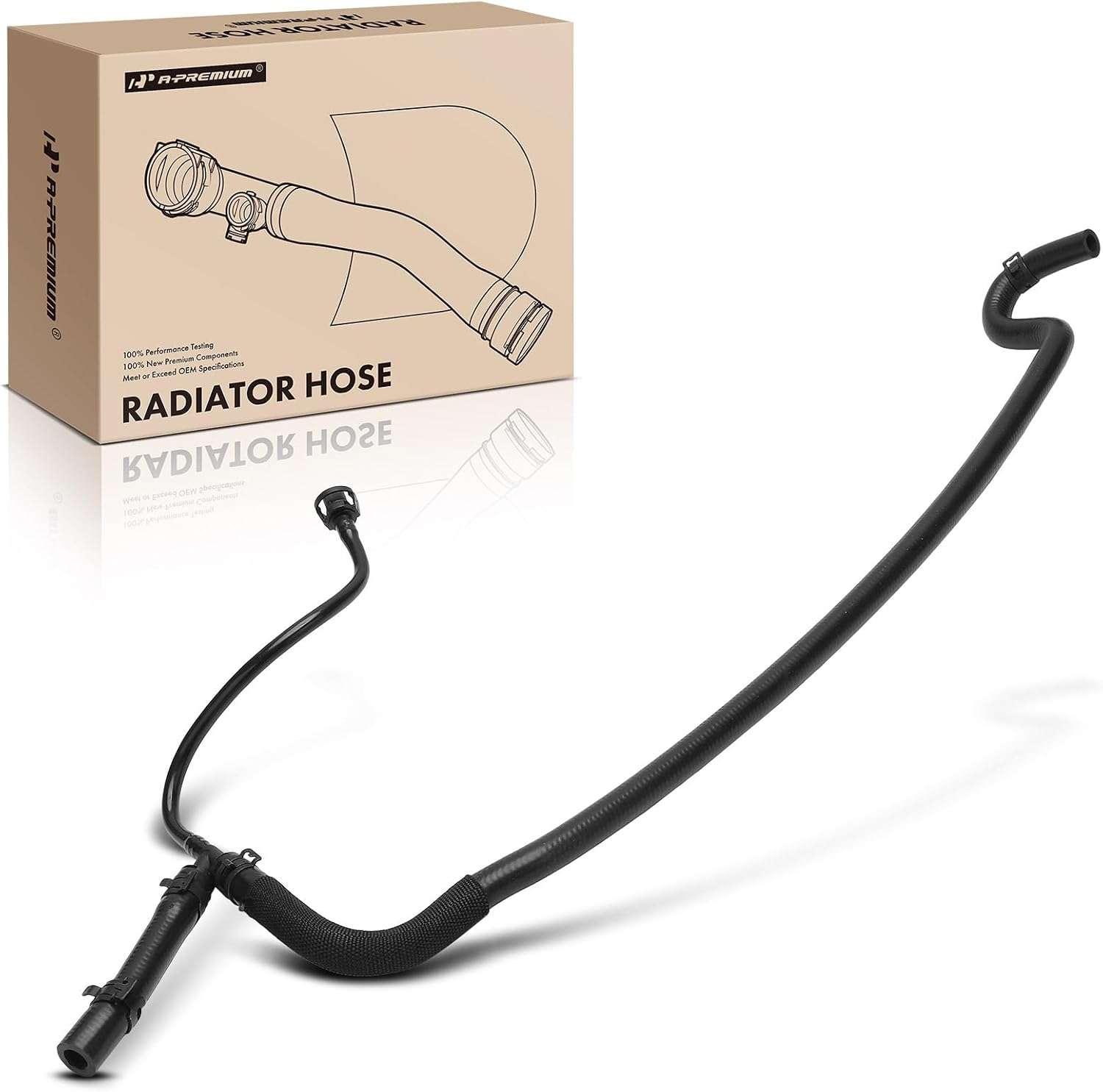 A-Premium Upper Radiator Coolant Hose Compatible with Land Rover Range Rover Sport 2010-2013, LR4 2010-2013, 5.0L