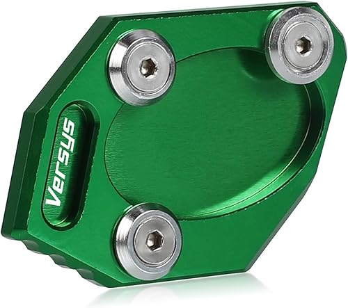Miniatura 4 de YESKIT CNC aluminio for Kawasaki VERSYS 650 1000 2012-2014 Versys650 2007-2009 08 Motorcycle Kickstand Side Stand Enlarge Extension (Color  Green NO