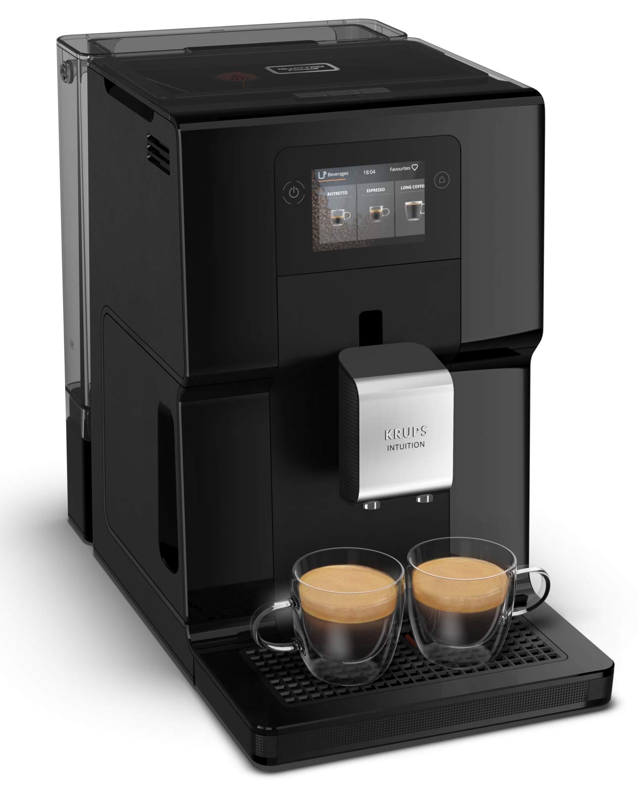 Krups EA873810, machine à café broyeur, écran tactile, 11 recettes