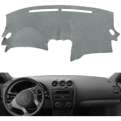 Dashboard Cover Dash Cover Mat Carpet Pad Custom Fit for Nissan Altima 2007 2008 2009 2010 2011 2012, Altima Sedan Coupe 2007-2012 (Dark Gray) Y29