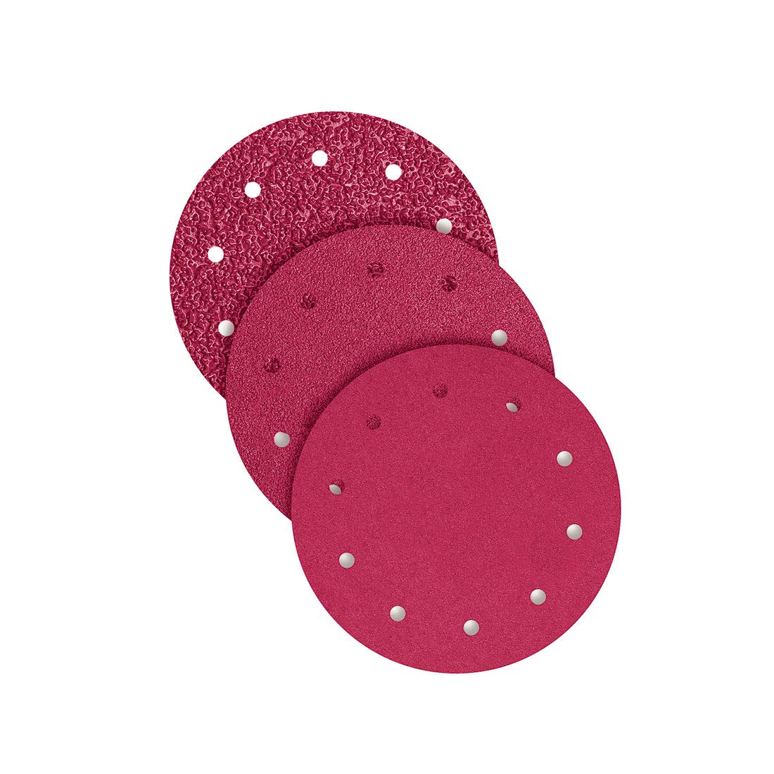 Schleifscheiben, 178 mm, 10-Loch (50 Stk.), Korn 50 | f. Randschleifmaschinen, Keramik, Klettbefestigung