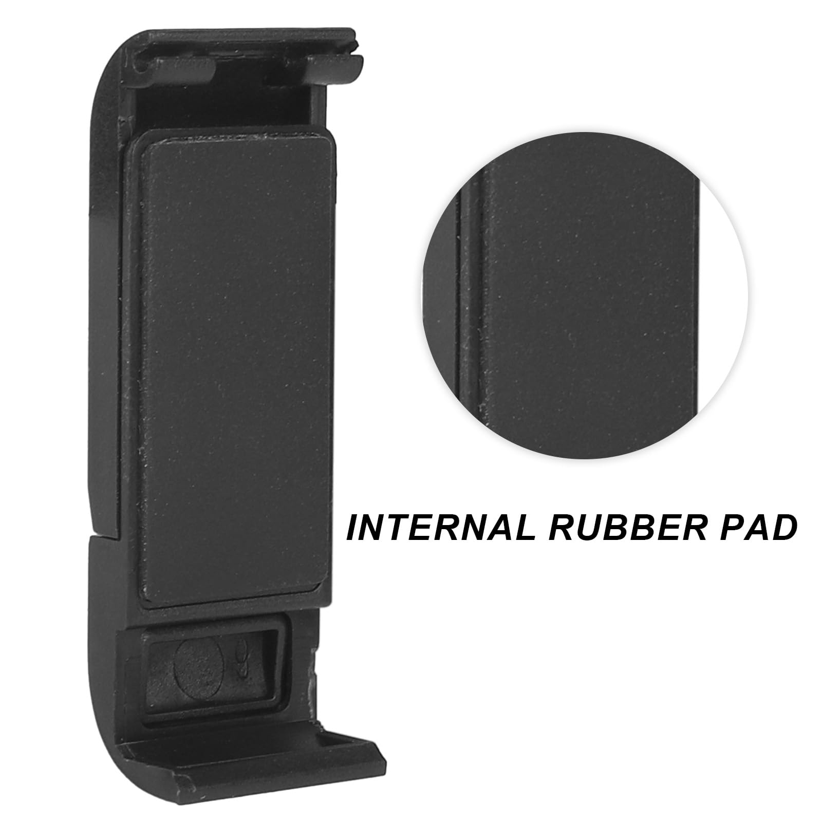 Coperchio Della Batteria Laterale per GoPro, Custodia Protettiva Batteria di Ricambio Antipolvere Nera con Porta Ricarica di Tipo C per GoPro Hero 9 10 11 12 13