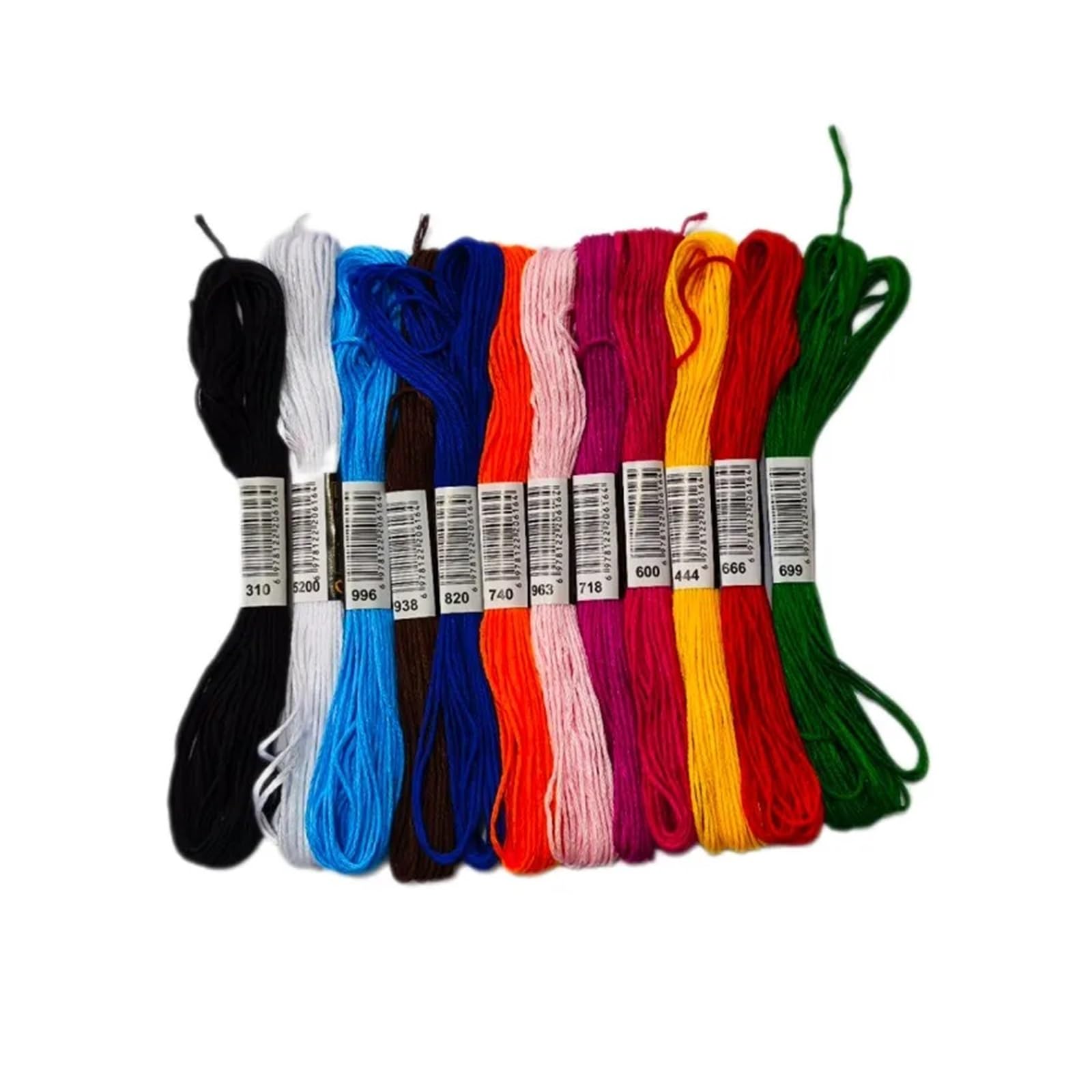 Stickgarn 8/12/24/36Pcs Mehrfarbige Ähnliche Gewinde Kreuz Stich Baumwolle Nähen Stränge Stickerei Floss Kit DIY Werkzeuge(48pcs)