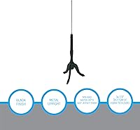 Vista 5 de SSWBasics Base de forma de modista de trípode de madera negra