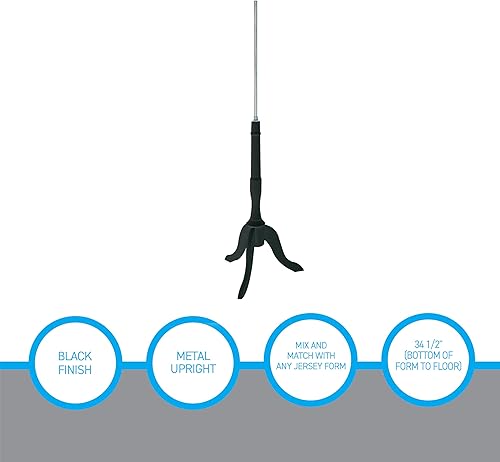 Miniatura 5 de Base de forma de trípode de madera negra