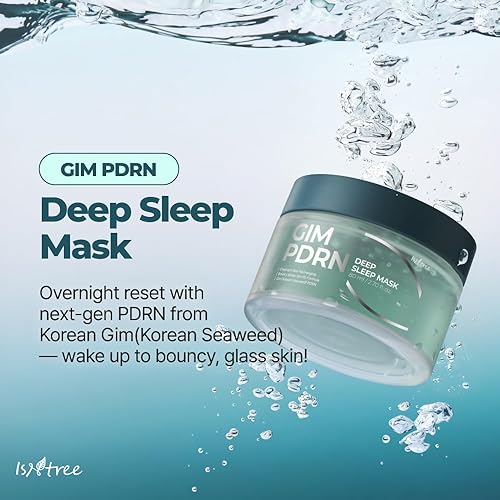 Miniatura 2 de IsNtree Gim PDRN - Máscara de sueño profundo de 2.7 fl oz, 2.7 onzas líquidas, gel para el cuidado de la piel de SEAWEED coreana, crema de noche,