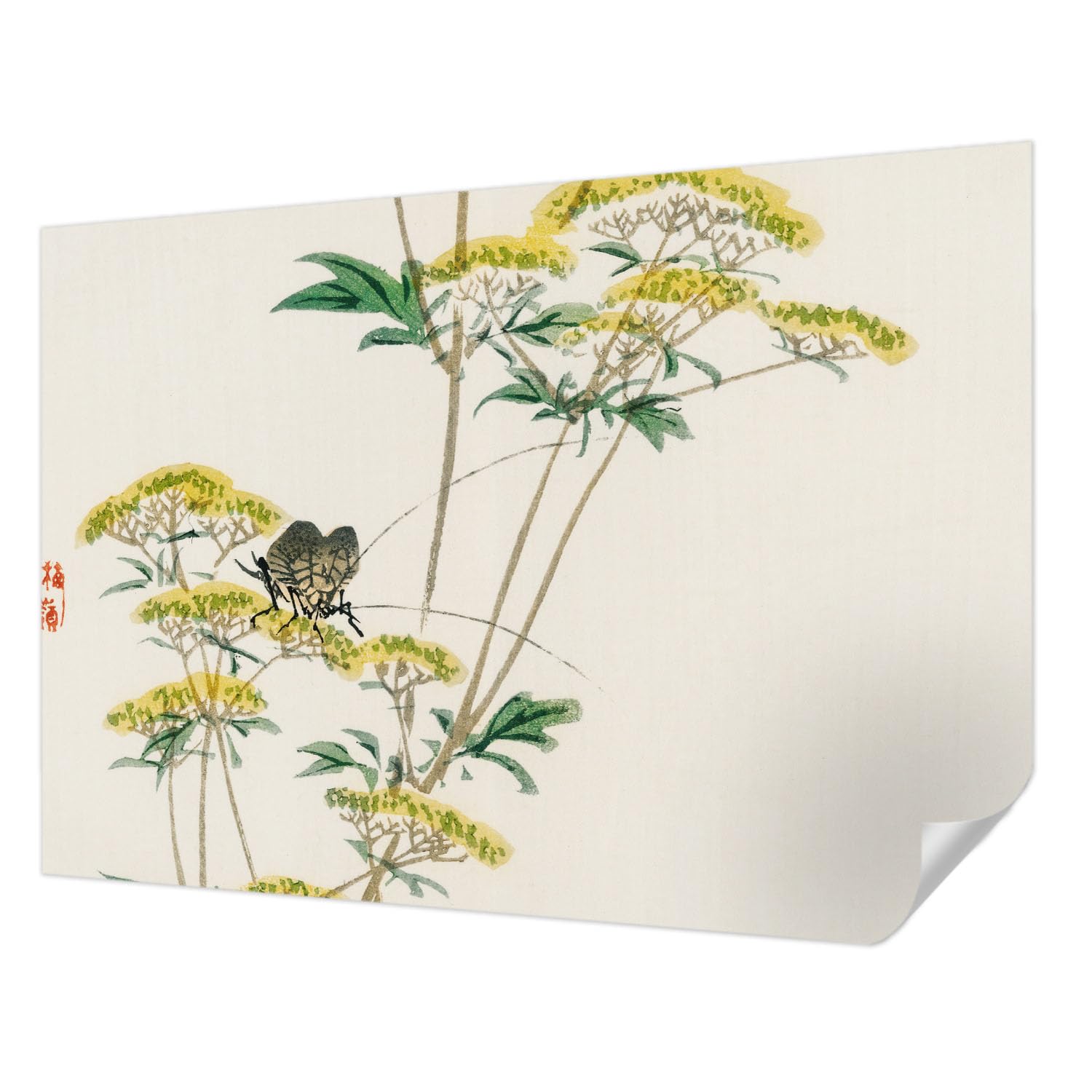 Décor mural adhésif fleurs nature 312x219 cm panoramique pour grand pan de mur de séjour