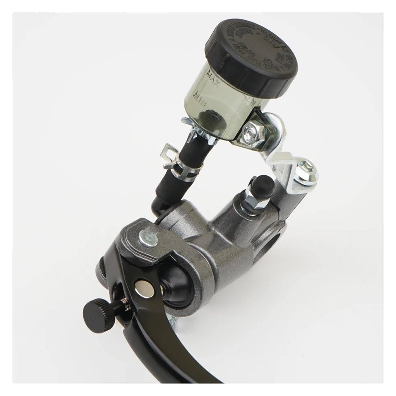 Leva freno frizione pompa freno per moto universale PX1 da 17,5mm radiale per cilindro per maestro 7/8" 22 mm per Yamaha(Grigio,1pair)
