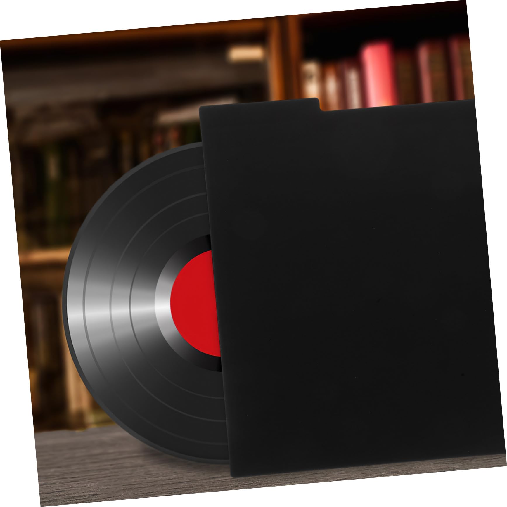 8 Piezas Divisores De Vinilo Para Vinilos Separadores De Plástico Negro Reutilizables Para Organización En Estantes Con Superficie Escribible Resistente Al Agua