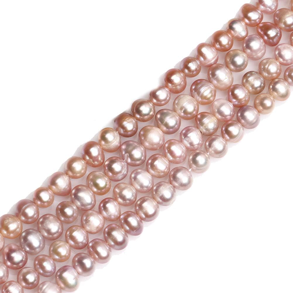 Freshwater Cultured Pearl Beads for Jewelry Making Natural Gemstone Semi Precious 10-11mm White 15" JOE FOREMAN