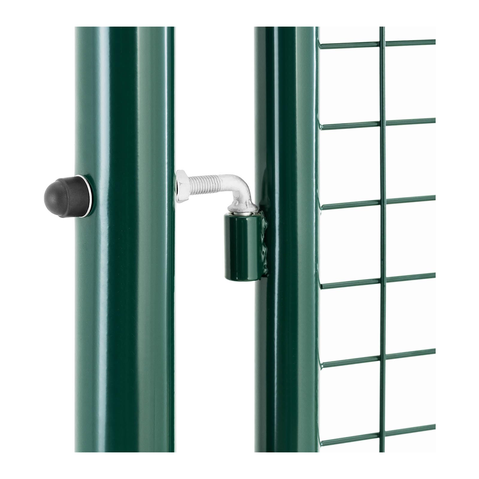 Cancello Da Giardino SONGMICS - 106x150cm, Acciaio Zincato Verde, Con Serratura - Foto 2