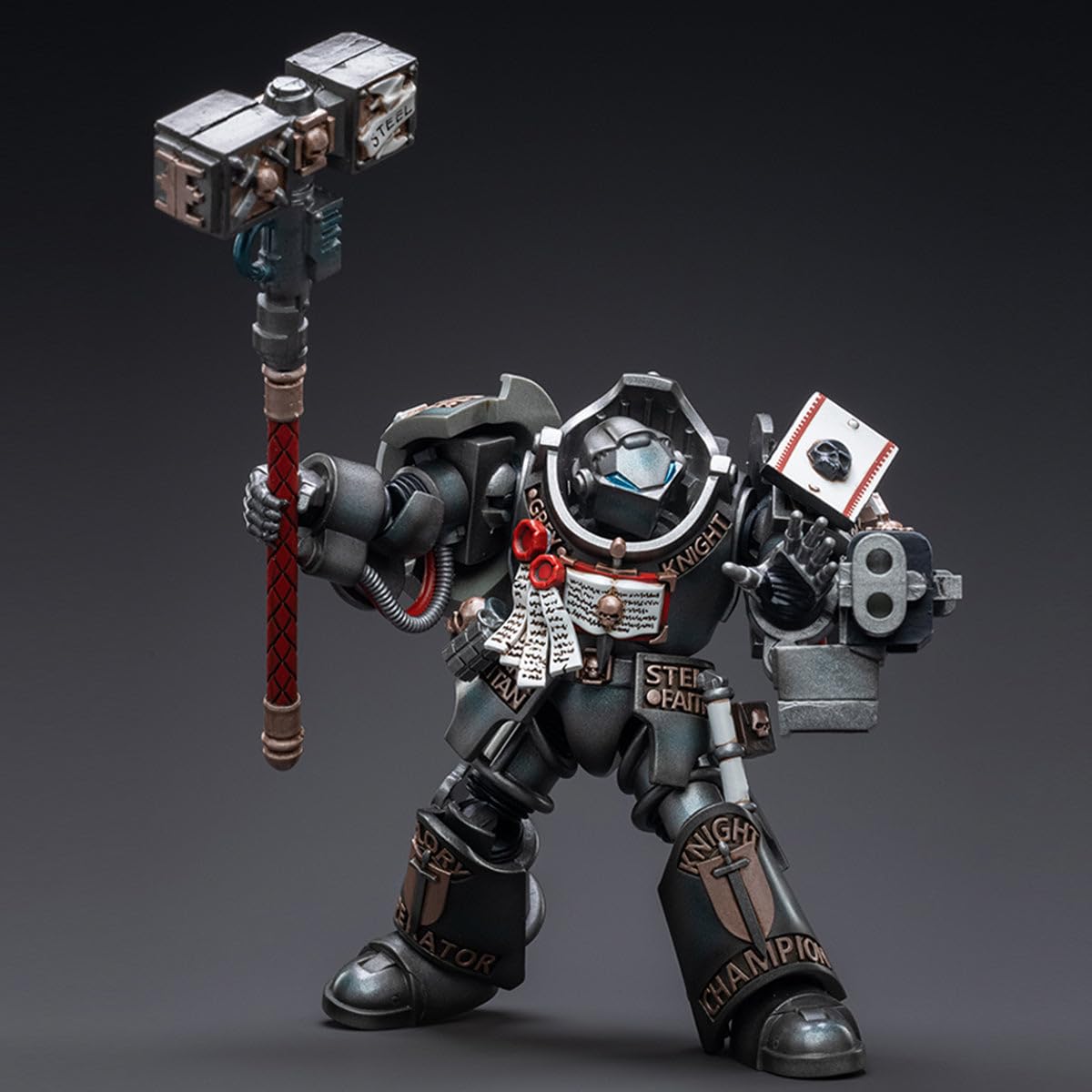 HiPlay JOYTOY Warhammer 40,000 1/18 Szarzy Rycerze Terminator Caddon Vibova JT3228 Figurki Akcji