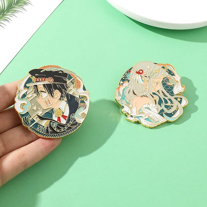 Ealipoi Anime Tbhk Brooch Yashiro Nene Pins Hanako kun Brooches Metal Pendant Cosplay Gift for Women