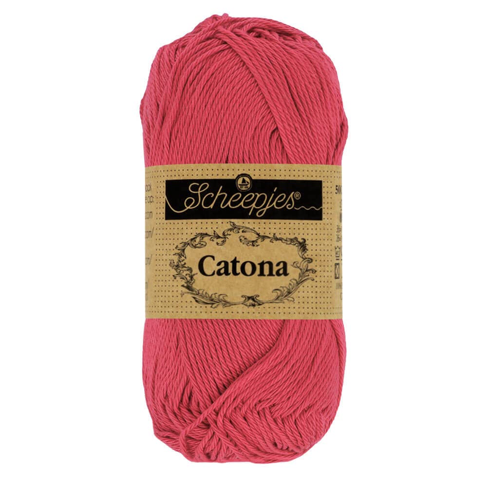 Scheepjes - Scheepjes Catona 258 Rosewood Yarn - 1x50g