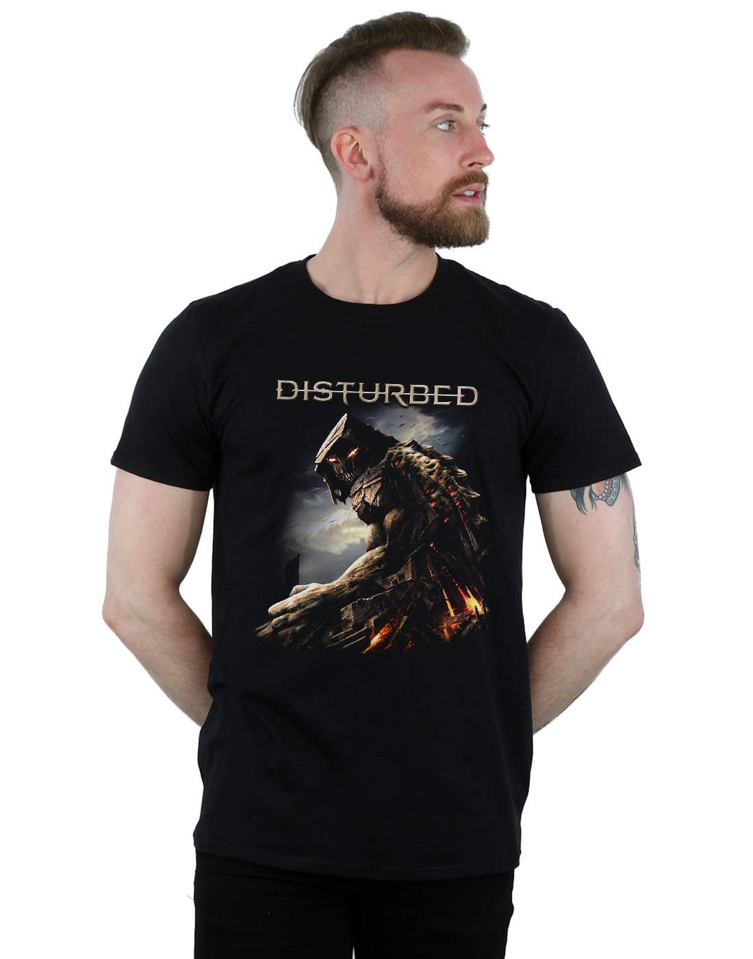 Absolute Cult Disturbed Men's Dark Vengeance T-Shirt Black XXXXX-Large