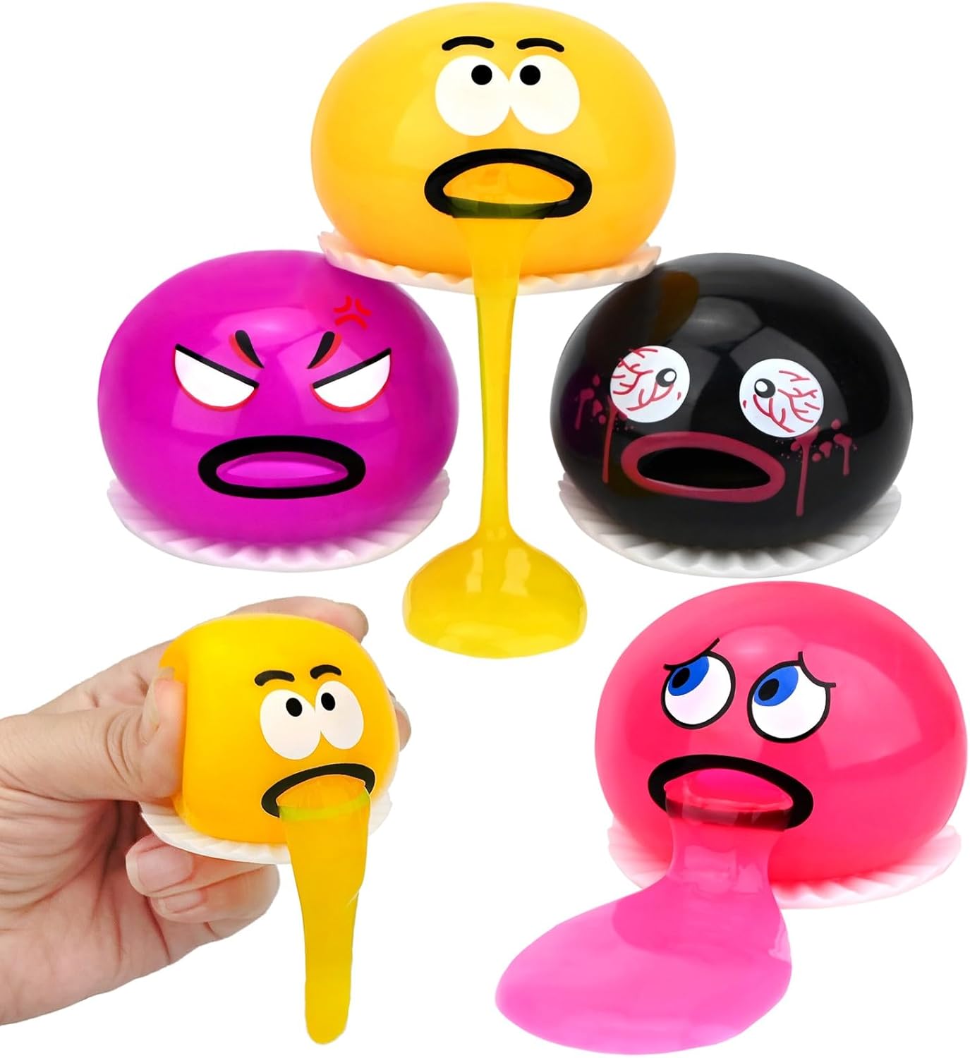 Vomiting Stress Balls Fidget Toy Set