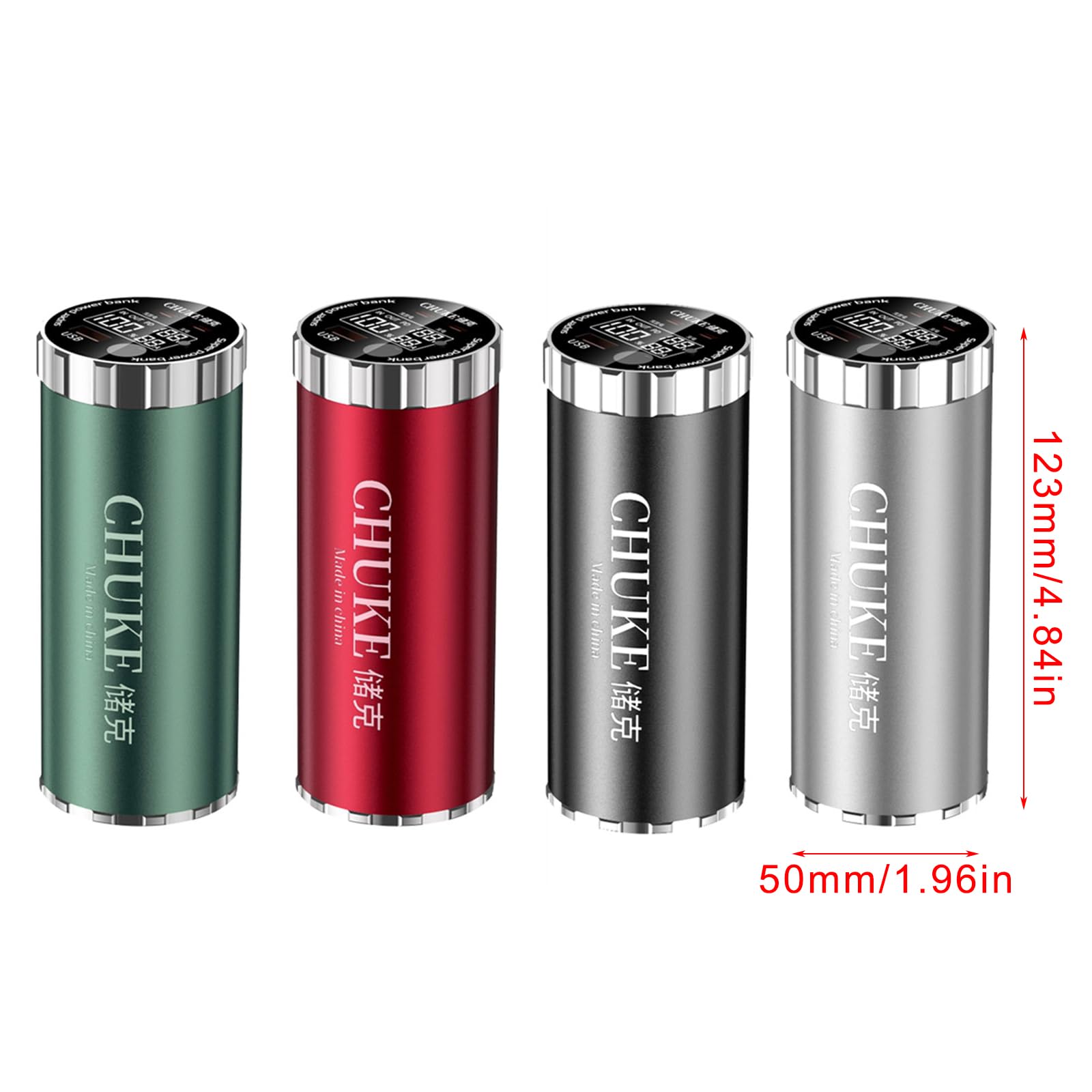 Estuche de carga de batería multifunción 46950 46950, color rojo | La carcasa de carga de energía soporta carga rápida de 22,5 W para usar