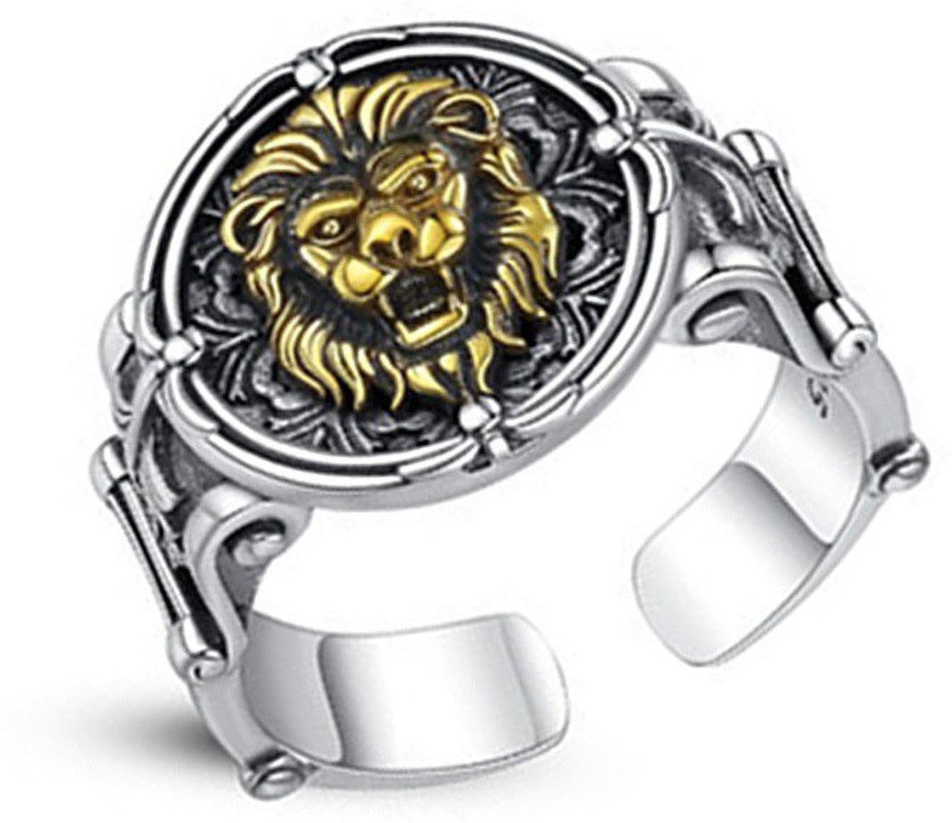 AJS Latest Unisex fashionable Rings (New lion ring) (B0C28PS94W) Amazon Price History, Amazon Price Tracker