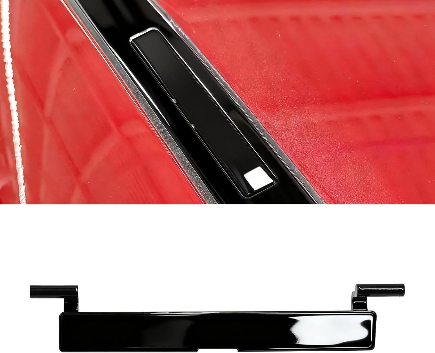 TTCR-II Compatible with 2008-2014 Mercedes Benz C Class W204 Roof Rack Port Cover (Gloss Black, Painted), 1 Pack Roof Rack Molding Port Cover Trim for 2008-2014 Mercedes Benz W204