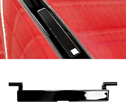 TTCR-II Compatible with 2008-2014 Mercedes Benz C Class W204 Roof Rack Port Cover Gloss Black, Painted, 1 PC Roof Rack Molding Port Cover Trim for 2008-2014 Mercedes Benz W204