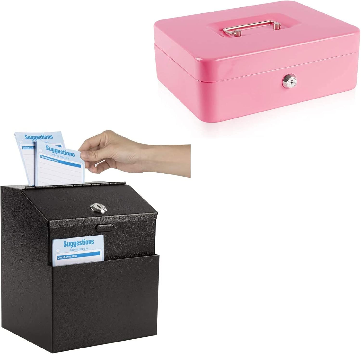 KYODOLED Suggestion Box+ Cash Box Office Products
