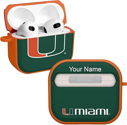 Miniatura 6 de AFFINITY BANDS Miami Hurricanes Camo HDX - Funda compatible con Apple AirPods Pro