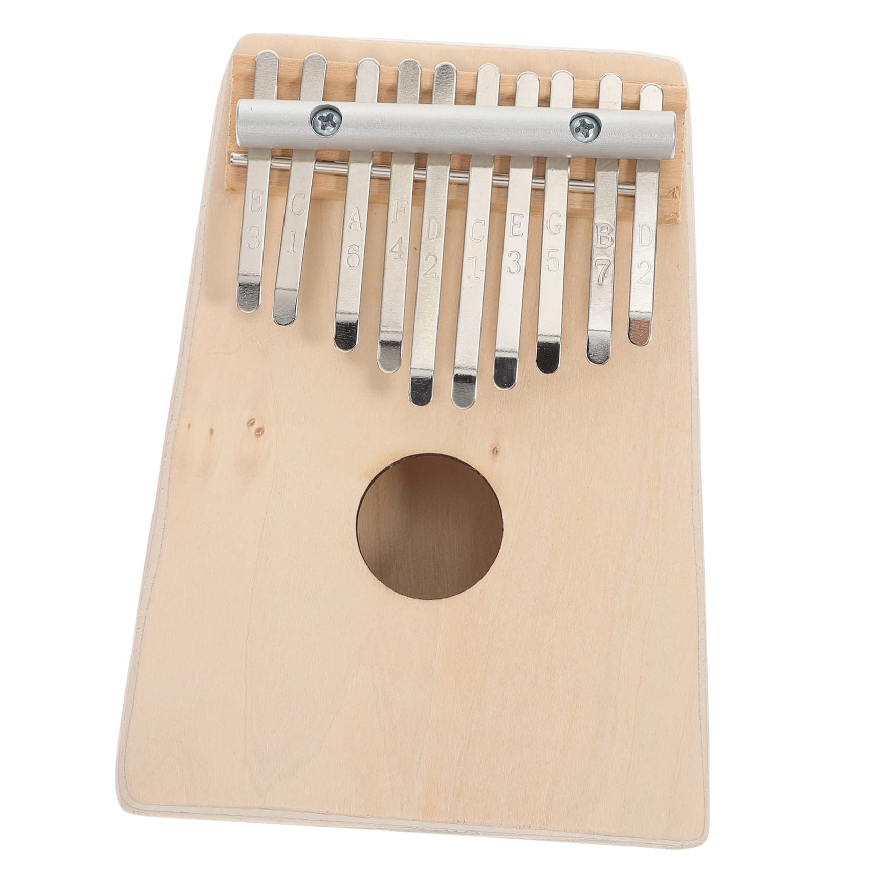 HANABASS 10 Keys Wooden Thumb Piano Diy Set Kalimba Music Instrument Metal Keys Resonance Design for