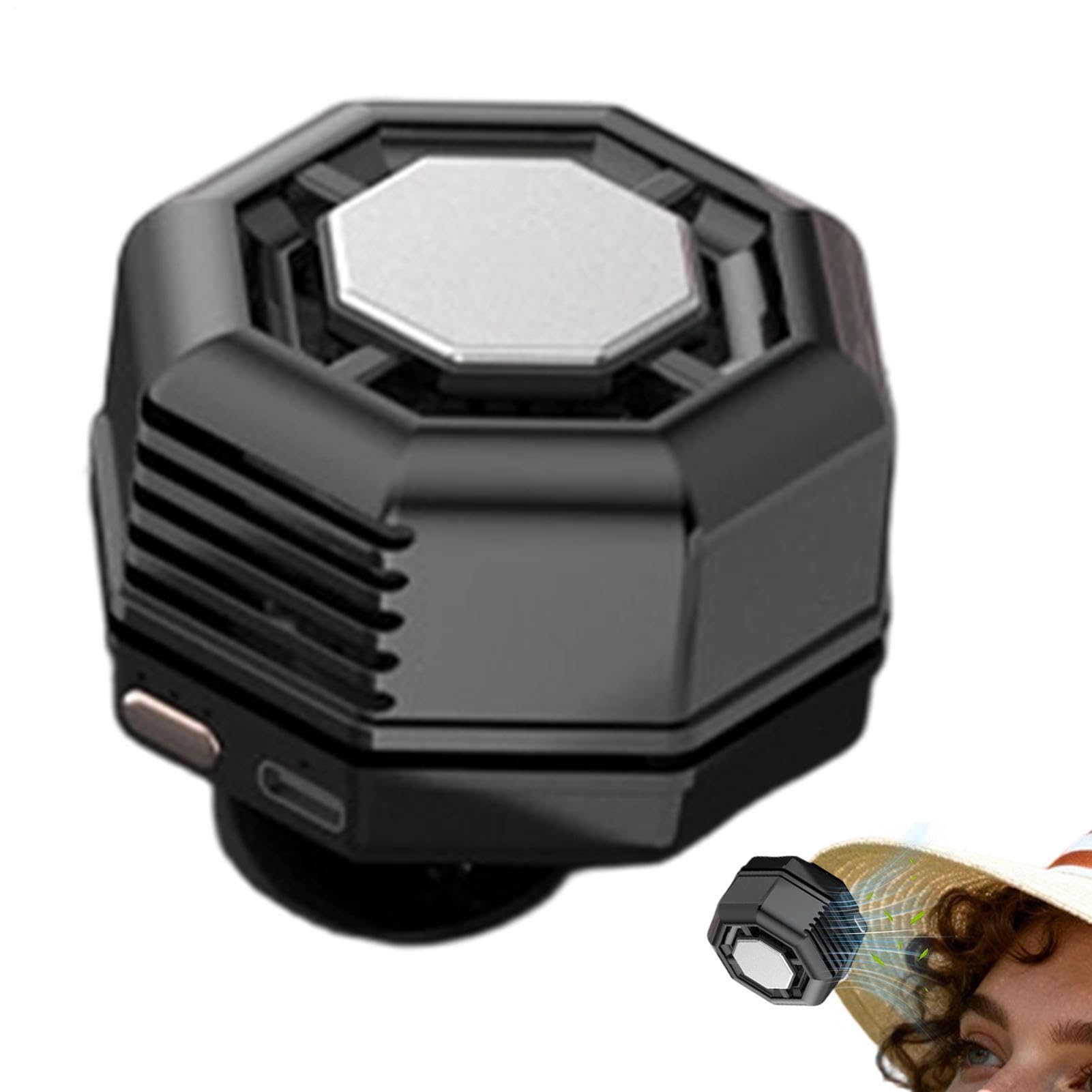 Ventilador de clip portátil con 3 velocidades y rotación de 360 grados para flujo de aire