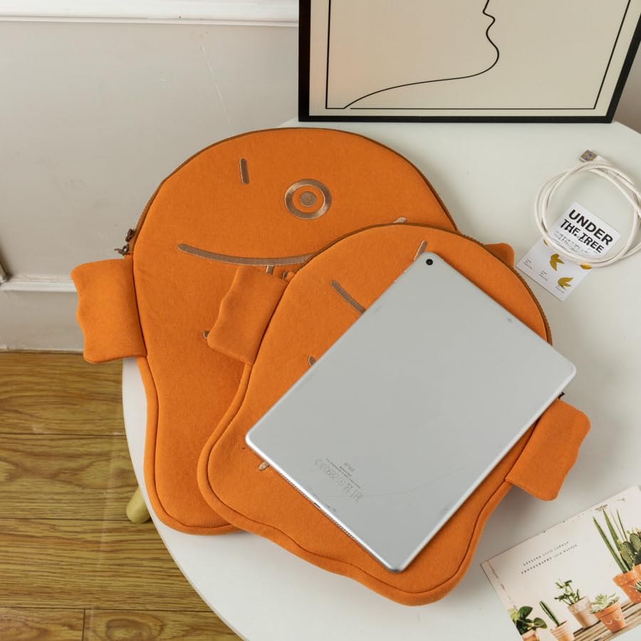 Funda Puffy Y2K Cutecore para Laptop 13 Pulgadas Naranja miniatura 5
