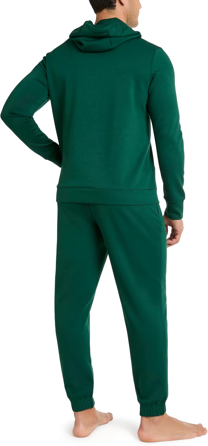 Jockey Men's 2 Piece Luxe Pullover Hoodie and Jogger Set