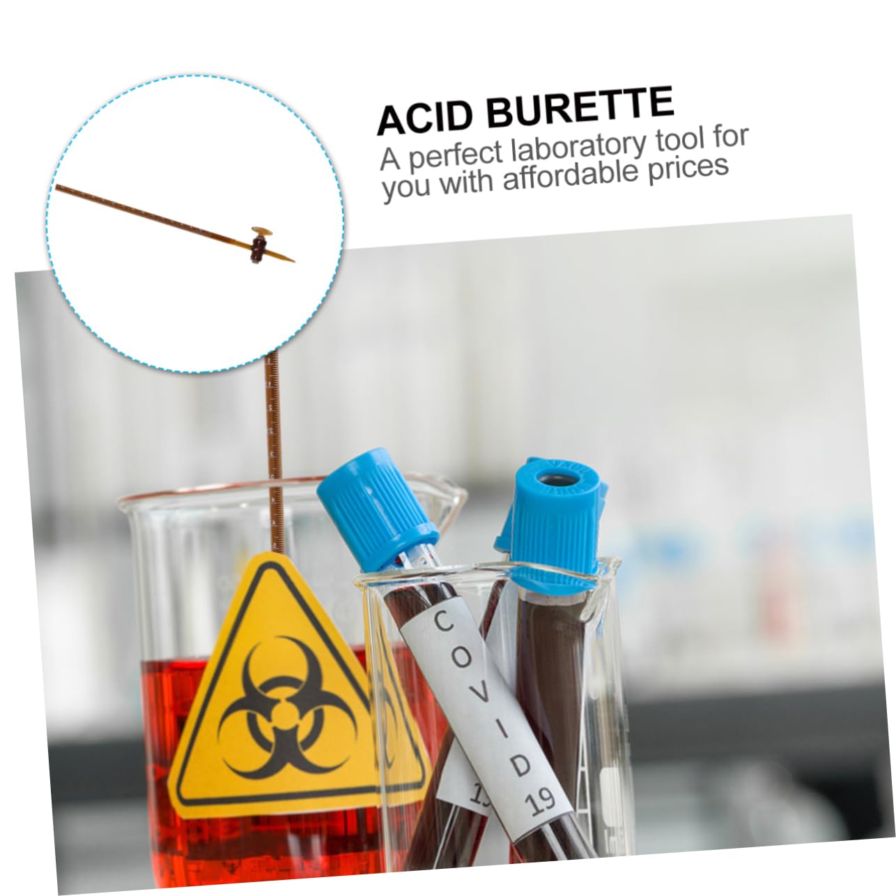 Gatuida 3 Pezzi Di Utensili Da Laboratorio Per La Scuola Media Resistenti Al Calore Acido -