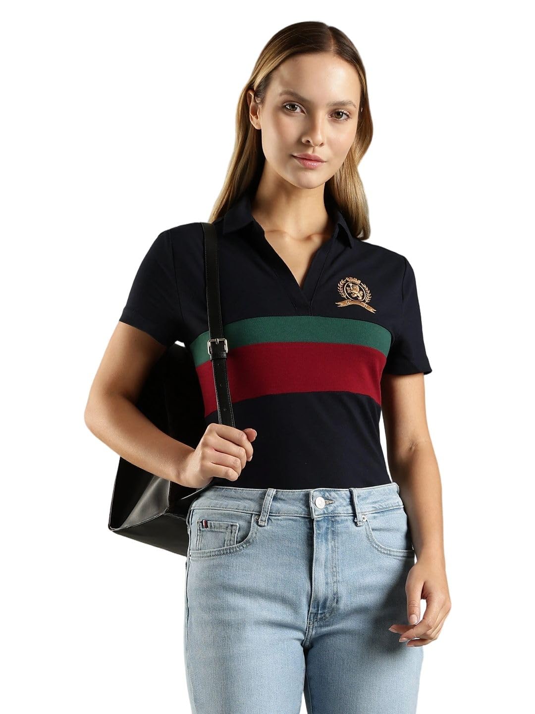 Striped Regular fit Cotton Polo t-Shirt-image-24