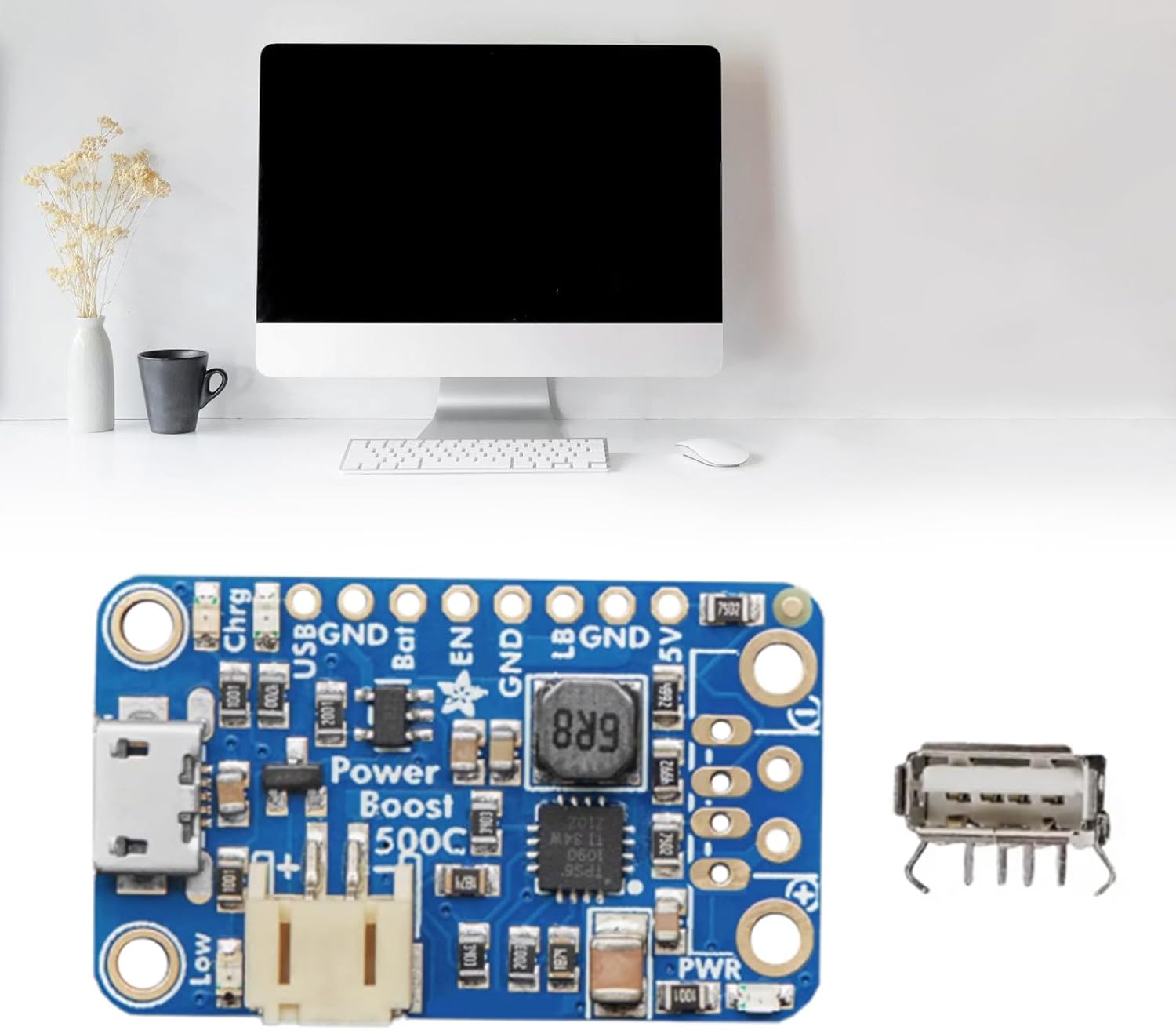 高性能パワーブースト500充電式：5V USBブースト（500mA+）でどこでも安定したデバイス充電が可能