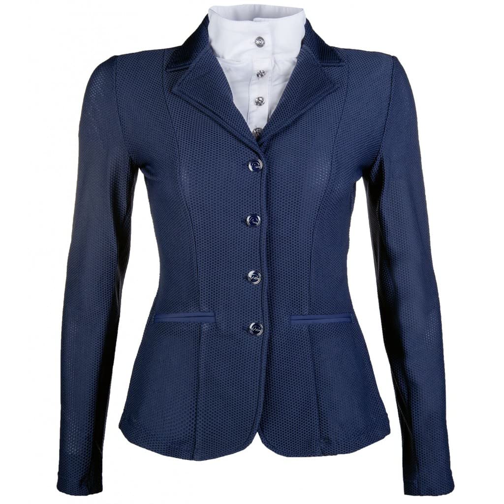HKM Mesh Linda Veste de Tournoi, Bleu foncé (6900), Taille 38 Mixte