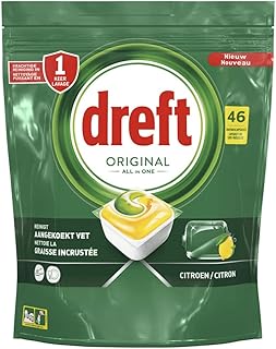 Tabletki do zmywarek Dreft All-in-One Cytryna - 46 sztuk