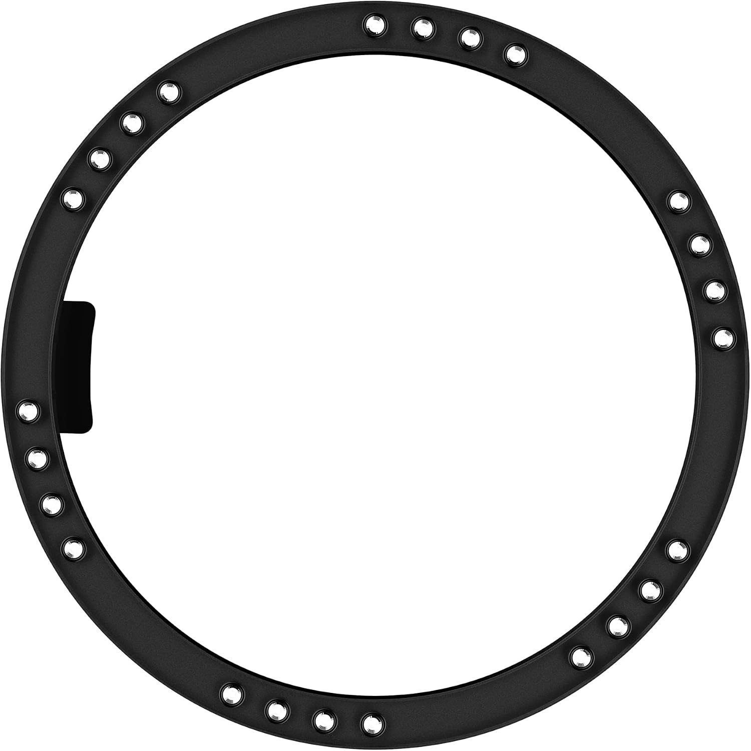 LEDMyplace 24W Modern LED Ring Flush Mount Ceiling Light, Matte Black Dimmable LED Light Fixtures, 3000K Warm White, 1200 Lumens, Farmhouse Ceiling Hanging Light for Living Room, Hallways, Bedroom